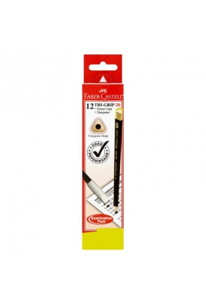 FABER CASTELL TRI GRIP PENCIL 2B 12P