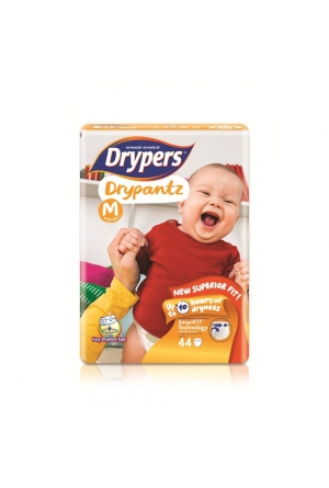 Drypantz Diapers (New Superior Fit) Up To 10 Hours Dryness - M (6 - 12 Kg)