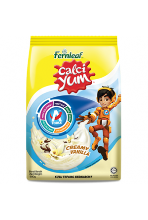 09 FERNLEAF CALCI YUM CREAMY VANILLA 900G