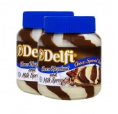 DELFI CHOCO HAZELNUT&MILK SPREAD 350G
