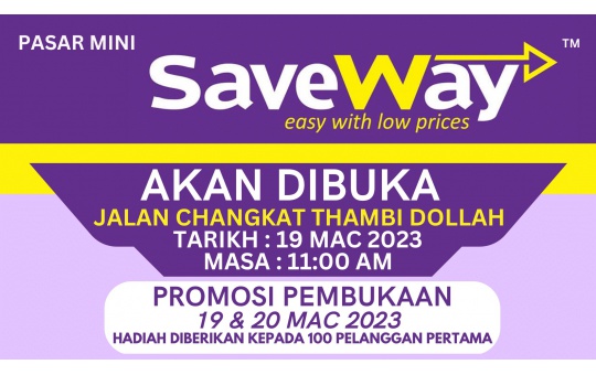 Pembukaan Saveway TD